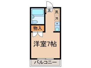 フラットわかくさの物件間取画像